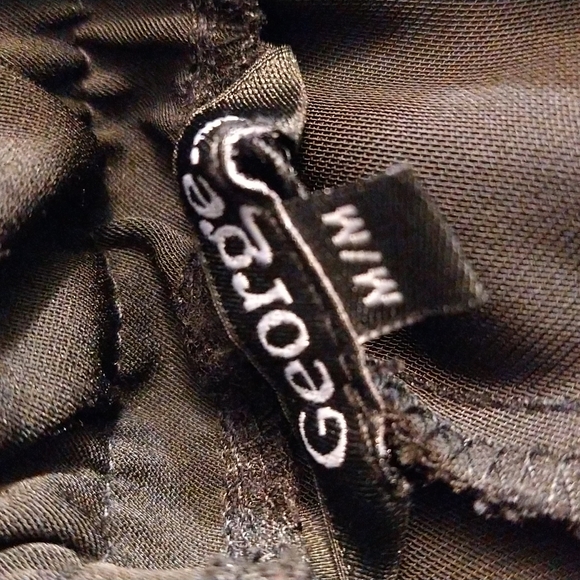 Size M black cropped paper bag dress pants - Picture 5 of 15